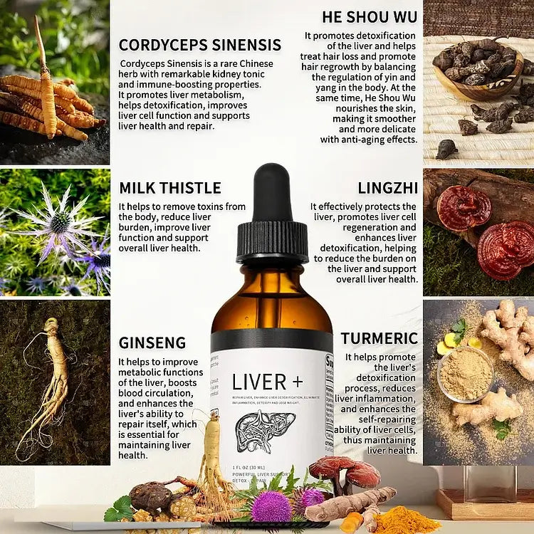 AnnieCare® Natural Herbal Liver Supplement - Powerful Liver Support - Detox & Repair - Lowers Blood Sugar and Lipids