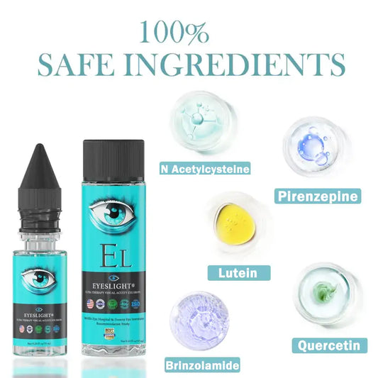 EYESLIGHTยฎ Nano Vision Repair Eye Serum โ
FDA Approved(Suitable for presbyopia, dry eye syndrome, glaucoma, and cataracts)