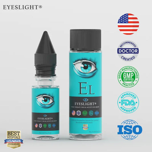 EYESLIGHTยฎ Nano Vision Repair Eye Serum โ
FDA Approved(Suitable for presbyopia, dry eye syndrome, glaucoma, and cataracts)