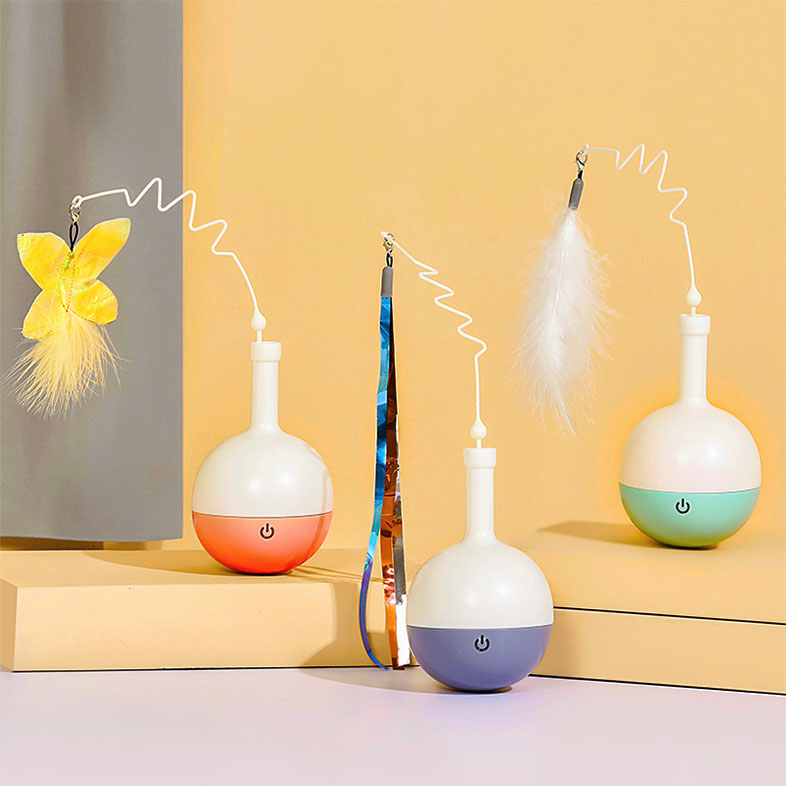 Automatic Rotate Tumbler Interactive Cat Toy