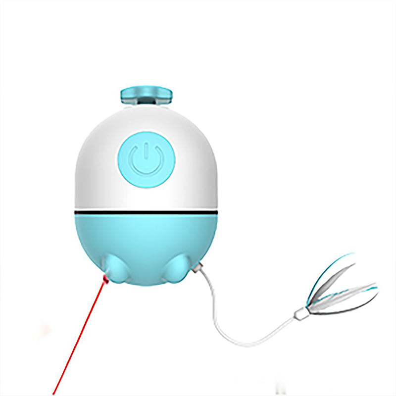 Feather Clip Laser Cat Toy