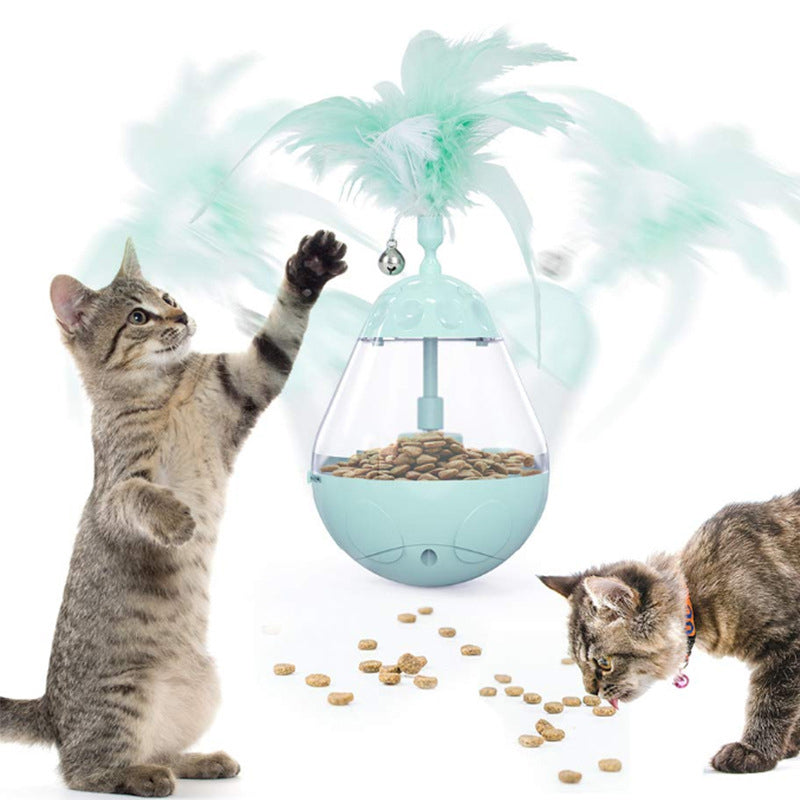 Walfinds-Interactive Leakage Cat Toy
