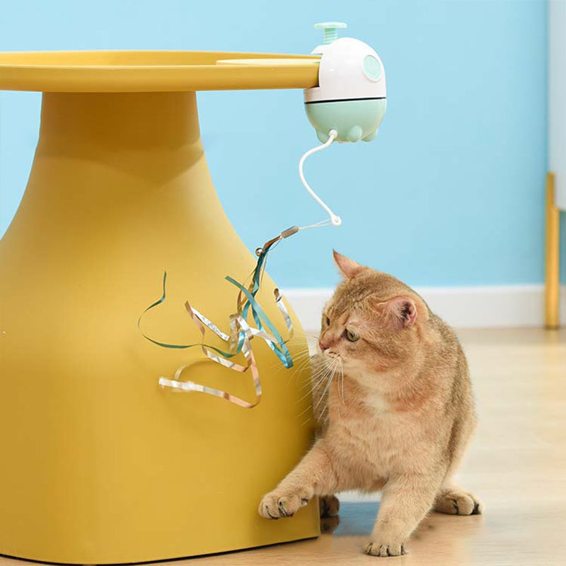 Feather Clip Laser Cat Toy