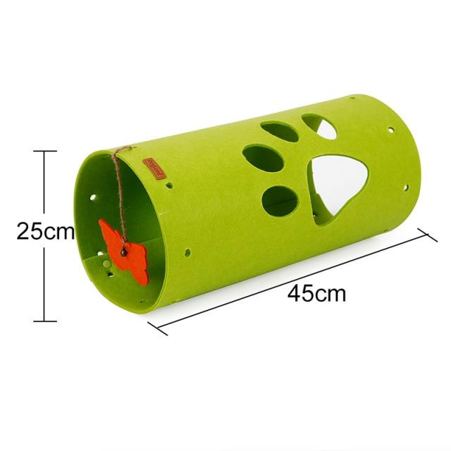 Collapsible Pet Felt Tunnel Toy