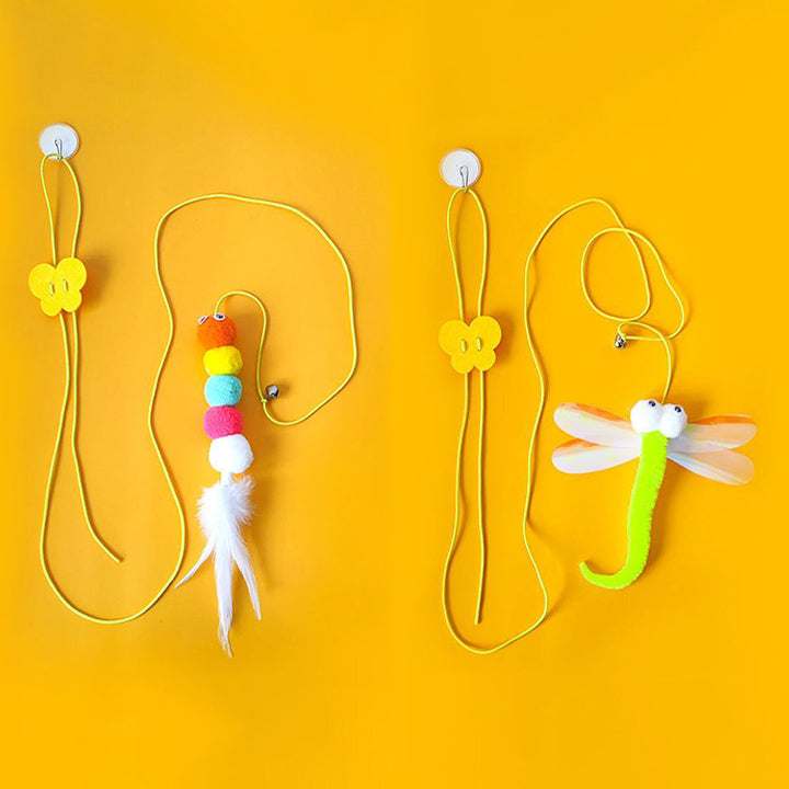 Adjustable Hanging Bugs Self-Entertainment Cat Toys
