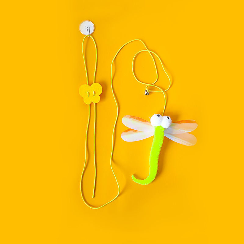 Adjustable Hanging Bugs Self-Entertainment Cat Toys