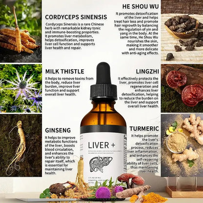 AnnieCare® Natural Herbal Liver Supplement - Powerful Liver Support - Detox & Repair - Lowers Blood Sugar and Lipids