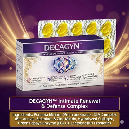 New Clinical Formula🧬DECAGYN™ Intimate Renewal & Defense Complex✅ Vaginal Repair✅ HPV Defense✅ Curve Sculpting