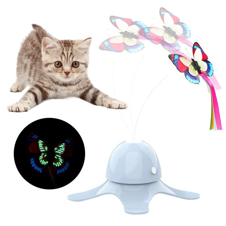 Fluttering Butterfly Interactive Cat Toy