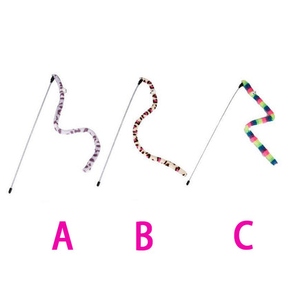 Plush Teaser Interactive Cat Toy Wand