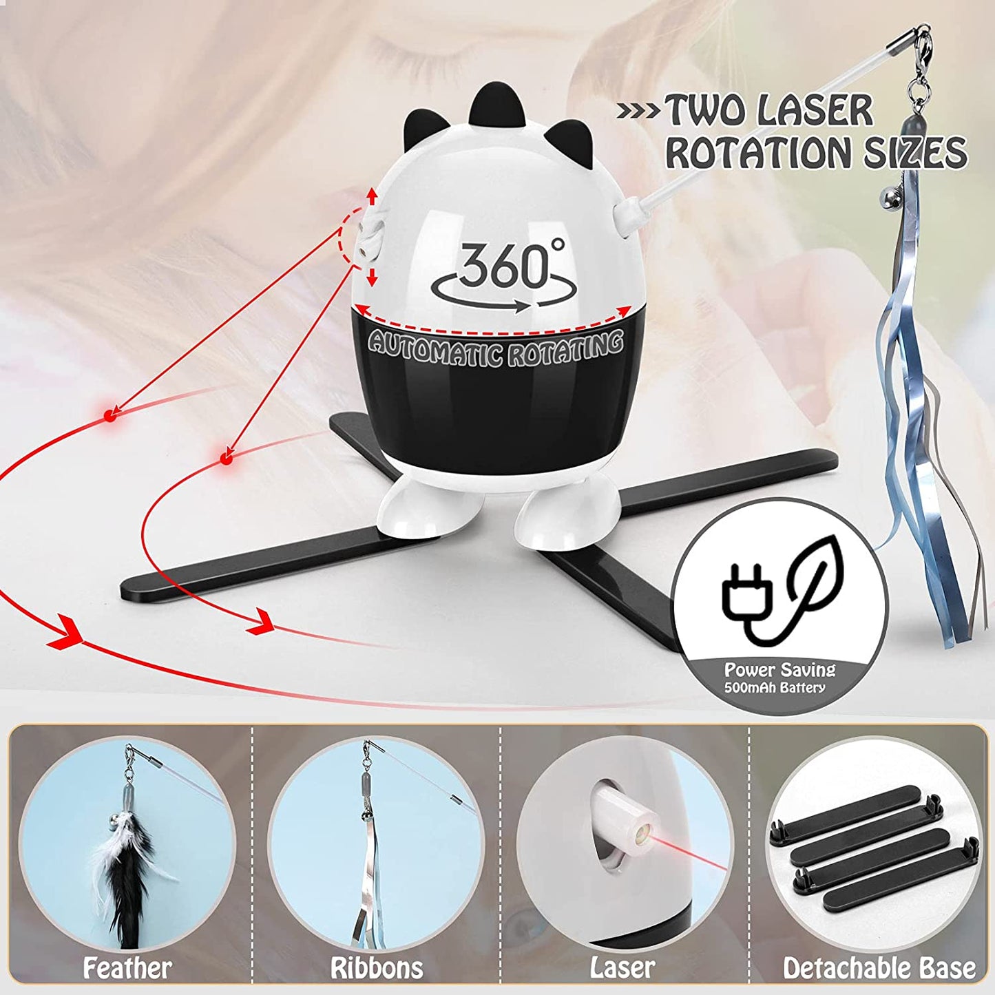 New Automatic Teaser Cat Toy | Laser Cat Toy
