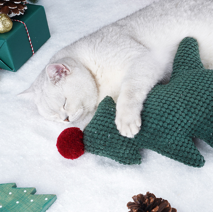 Christmas Tree Catnip Pillow Bite & Scratch Resistant Cat Toy
