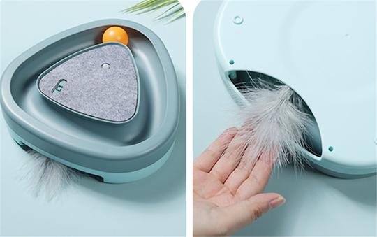 Electronic Turntable Ball Automatic Interactive Cat Toy