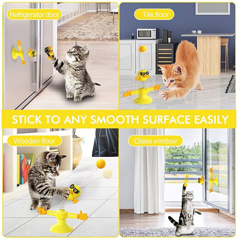 Windmill Chick Interactive Cat Toy