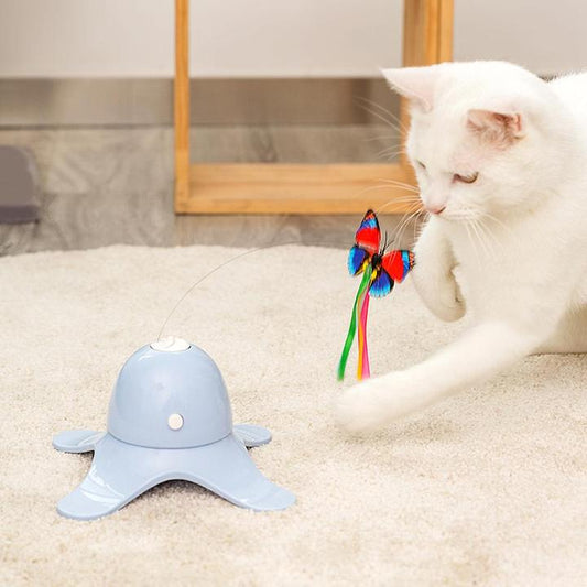 Fluttering Butterfly Interactive Cat Toy