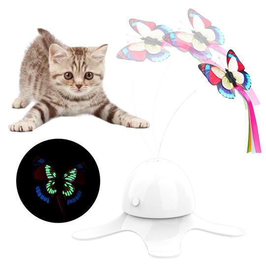Fluttering Butterfly Interactive Cat Toy