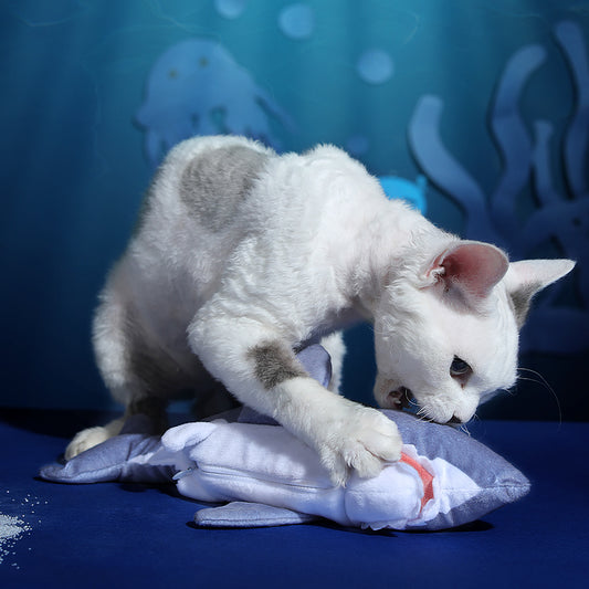 Flopping Shark Cat Toy