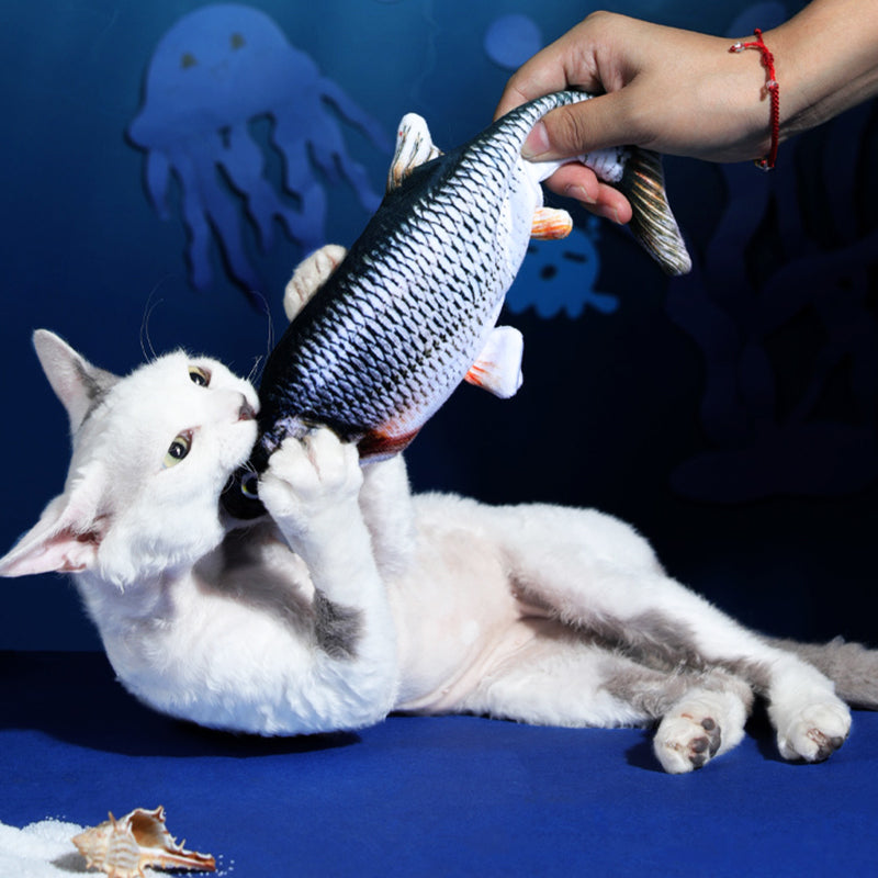 Flopping Shark Cat Toy