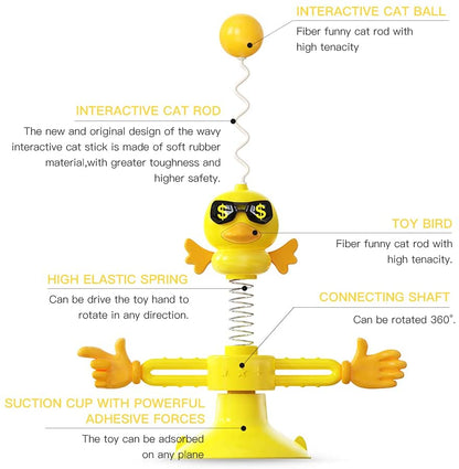 Windmill Chick Interactive Cat Toy