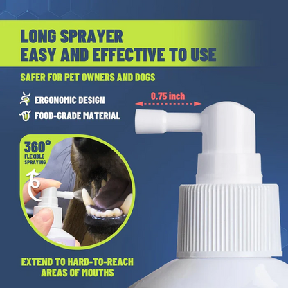 🔥Pet Teeth Cleaning Spray for Cats& Dogs, Eliminate Bad Breath, Targets Tartar & Plaque, Without Brushing🔥