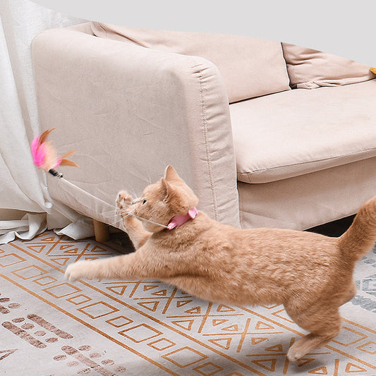 Feather Cat Self-entertainment Toys