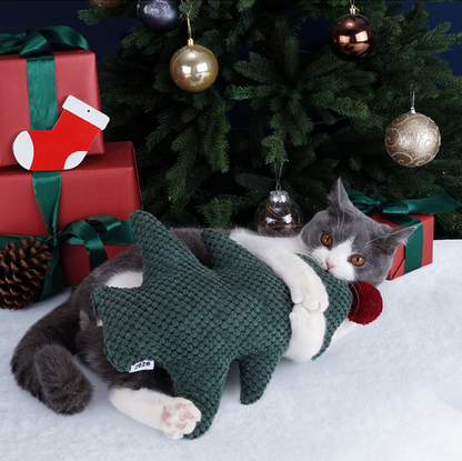 Christmas Tree Catnip Pillow Bite & Scratch Resistant Cat Toy